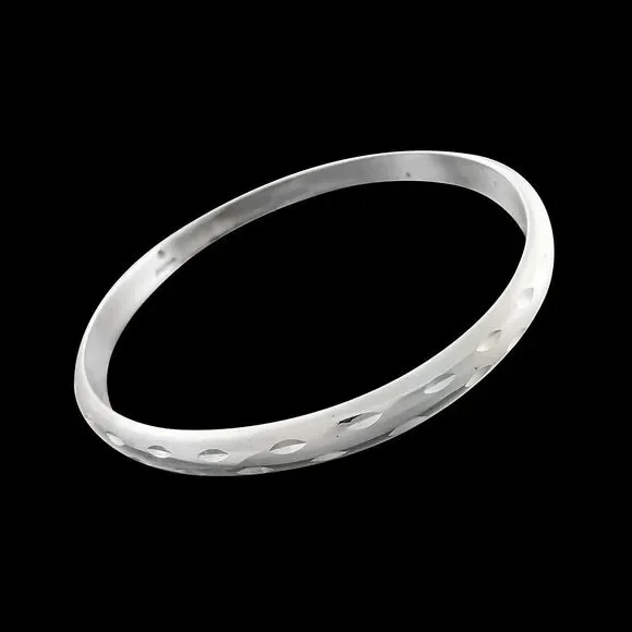 925 Sterling Silver Bracelet, 8 inch Bangle Bracelet, Wristlet, Armband,...